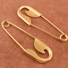 Load image into Gallery viewer, Oversized Vintage Safety Pin Hair Clips