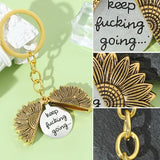 Sunflower Keychain