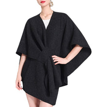 Load image into Gallery viewer, Women's Solid Color Cape Shawl