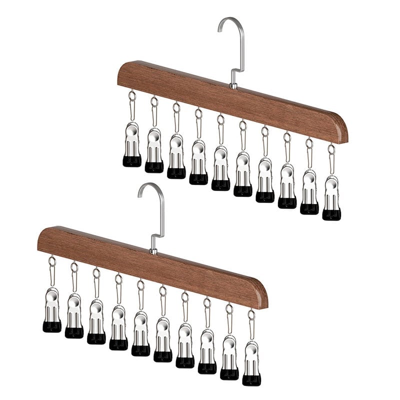 Wooden Hat Hanger Closet Organizer