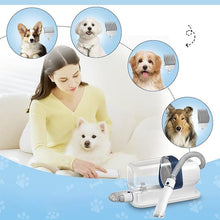 Load image into Gallery viewer, Pet Grooming Kit with 2.3L Vacuum Suction – Low Noise &amp; 5-in-1 Tools