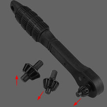 Load image into Gallery viewer, Dual-Head Ratchet Drill Chuck Wrench
