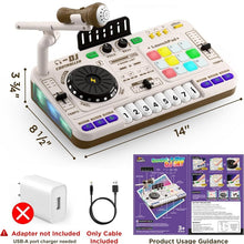 Load image into Gallery viewer, Sakerplus® Kids DJ Mixer Table With Microphone