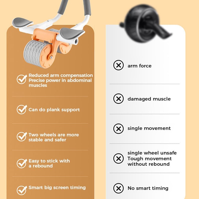 Aless™ Automatic Rebound Abdominal Wheel