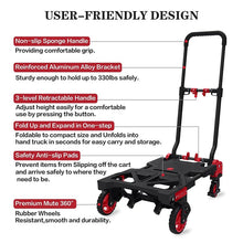 Load image into Gallery viewer, Lightweight Folding Hand Truck
