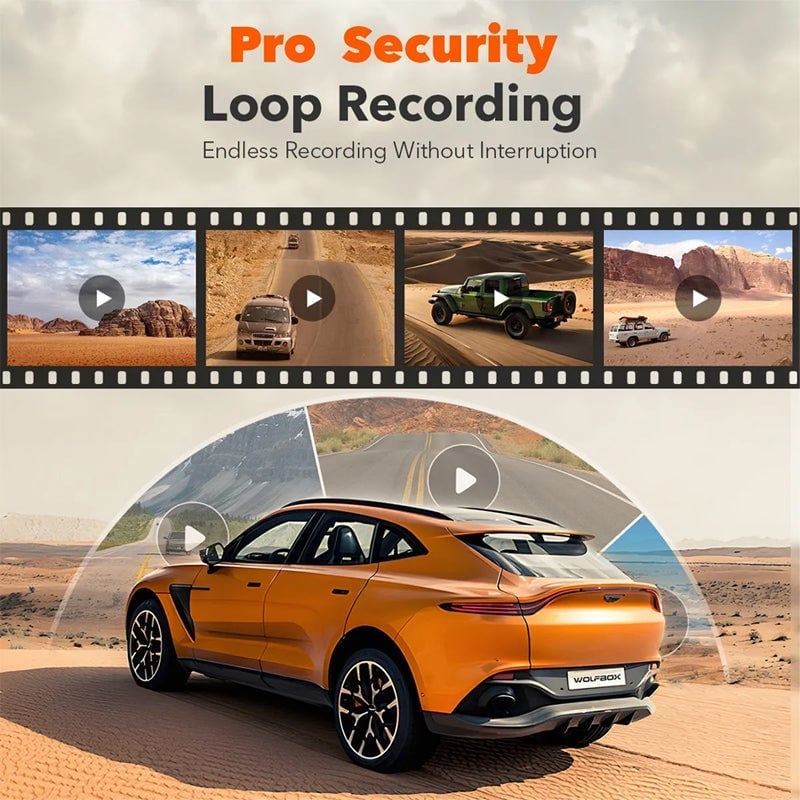 HD Multi-Function Touch Screen Car Recorder