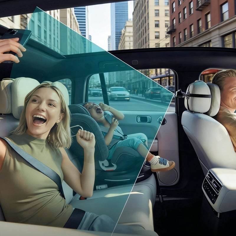 Aless™ CarPlay Hub with Baby Camera