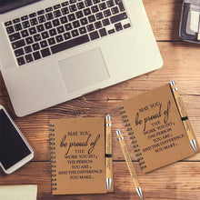 Load image into Gallery viewer, Eco-Friendly Bamboo Stationery Gift Set