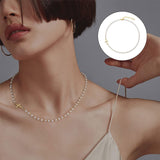 Cross Pearl Necklace