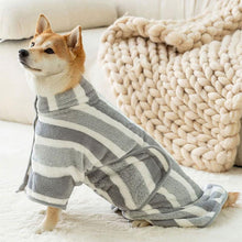 Load image into Gallery viewer, Striped Pattern Pet Bath Towel