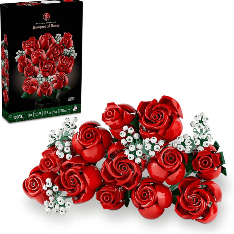 3D preserved flower assembly toy