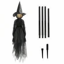 Load image into Gallery viewer, Light-Up Halloween Witches &amp; Pumpkin Decor