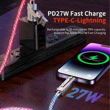 Load image into Gallery viewer, Four-in-One 100W Colorful lights Data Cable