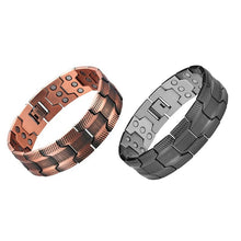 Load image into Gallery viewer, Ultra Strength Magnetic Copper Bracelet