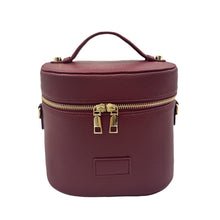 Load image into Gallery viewer, Travel Make up Case with Compartments and Handle