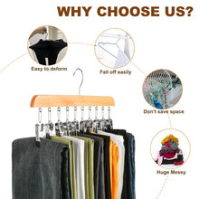 Load image into Gallery viewer, Wooden Hat Hanger Closet Organizer