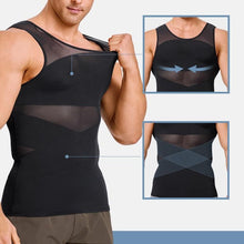 Load image into Gallery viewer, Men's High Stretch Mesh Body Shaping Tank Top
