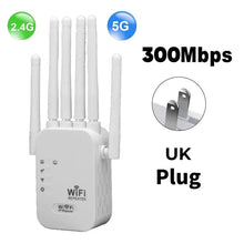 Load image into Gallery viewer, Upgraded 6-Antenna WiFi Extender 1200Mbps