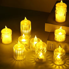 Load image into Gallery viewer, Crystal Flameless Candle Light