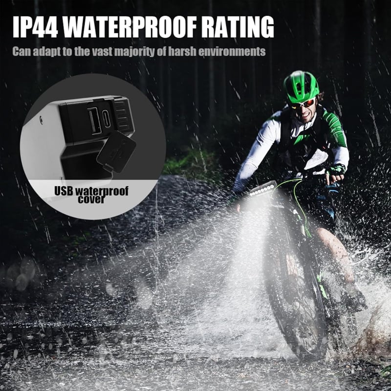 Multi-Source LED Bicycle Headlight