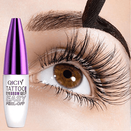 Peel-off eyebrow dye gel