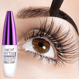 Peel-off eyebrow dye gel