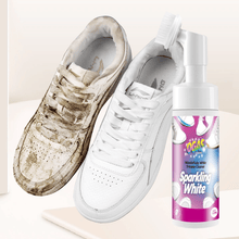 Load image into Gallery viewer, No-Wipe Foam White Shoe Cleaner
