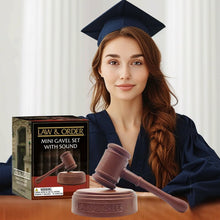 Load image into Gallery viewer, Law &amp; Order: Mini Gavel Set with Sound