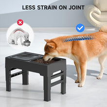 Load image into Gallery viewer, Adjustable Table Pet Bowl