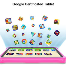 Load image into Gallery viewer, 7-inch kids tablet with protective silicone case