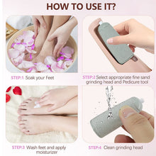 Load image into Gallery viewer, Dual Head Electric Feet Callus Remover