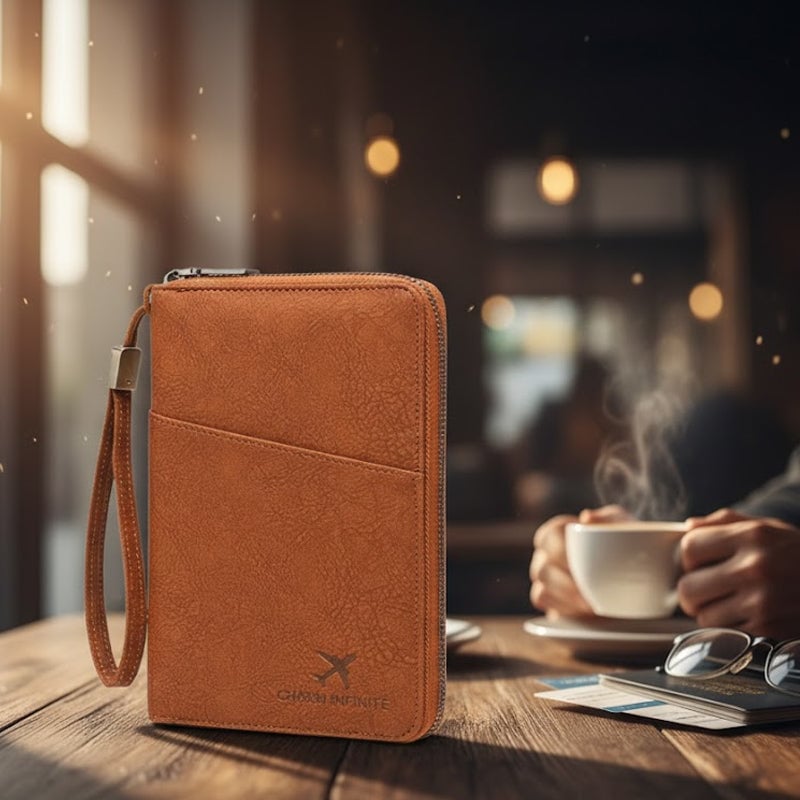RFID Blocking Travel Passport Wallet