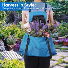 Load image into Gallery viewer, Deep Pocket Gardening Apron With Deep Kangaroo Release Pockets