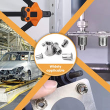 Load image into Gallery viewer, Flat Head Threaded Insert Rivet Nut Set