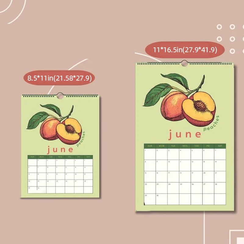 🥕2025 Calendar : Seasonal Produce