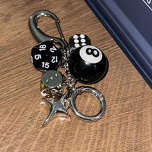 Load image into Gallery viewer, Creative dice keychain