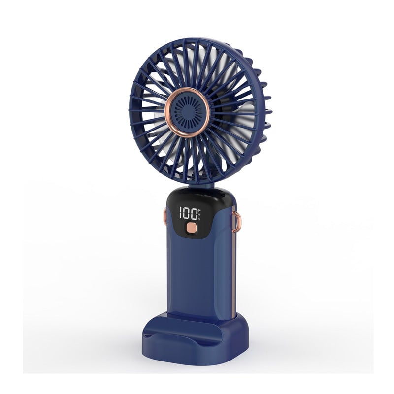 Portable fan with digital display