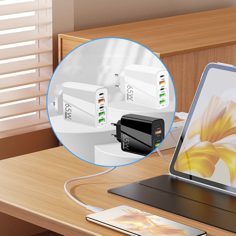 【Sale】Multi Port Adaptor 65W Fast Charger - US Standard