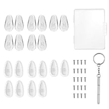 Load image into Gallery viewer, Soft Silicone Air Chamber Eyeglasses Nose Pads (10 pairs)