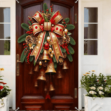 Load image into Gallery viewer, Christmas Bell Door Curtain