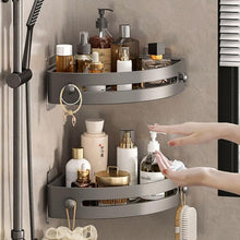 Load image into Gallery viewer, No-Drill Bathroom Corner Shelf