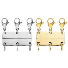 Load image into Gallery viewer, Necklace Separator for Layering Multi Necklace Layering Clasp