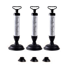 Load image into Gallery viewer, High-Pressure Toilet Plunger Set with Dual Suction Cups