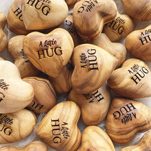 Load image into Gallery viewer, Pocket Hug Wooden Heart Token