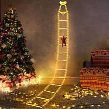 Load image into Gallery viewer, Santa Claus LED Ladder Light