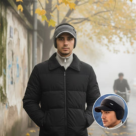 Windproof Thermal Cap with Visor