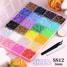 Load image into Gallery viewer, DIY Nail Flatback Rhinestones