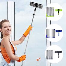 Load image into Gallery viewer, 425 cm 2 in 1 Retractable Window Cleaning Brush &amp; Scraper Set