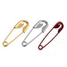Load image into Gallery viewer, Oversized Vintage Safety Pin Hair Clips