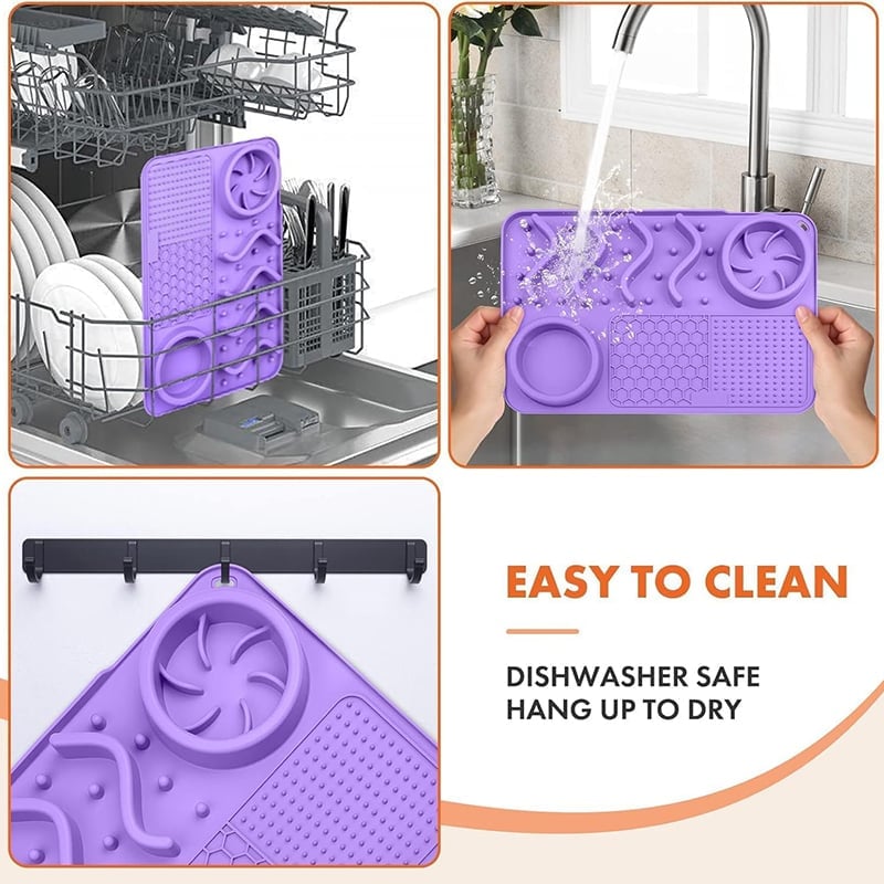 Slow Feeder Lick Mat for Dogs & Cats